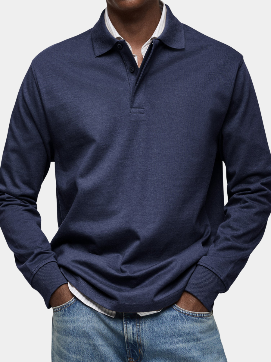 ELEGANT LONG SLEEVE POLO