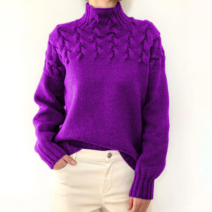 🔥Women's turtleneck knitted sweater