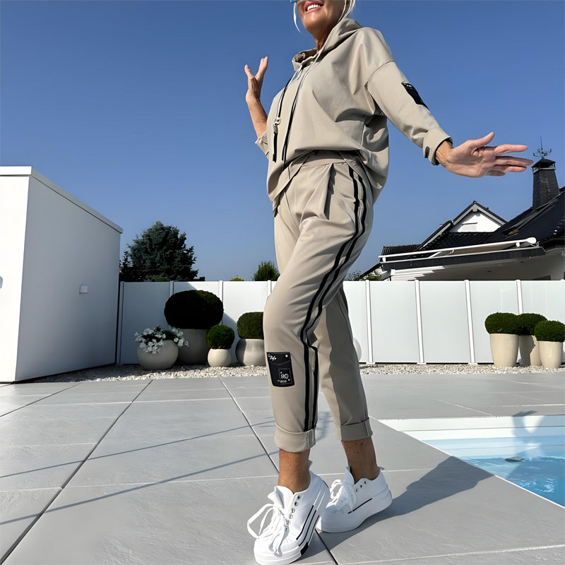 🎊2025 Neue Produkte👗🌟Damen Hoodie & Jogger-Hose 2-teiliges Casual-Set 🌟