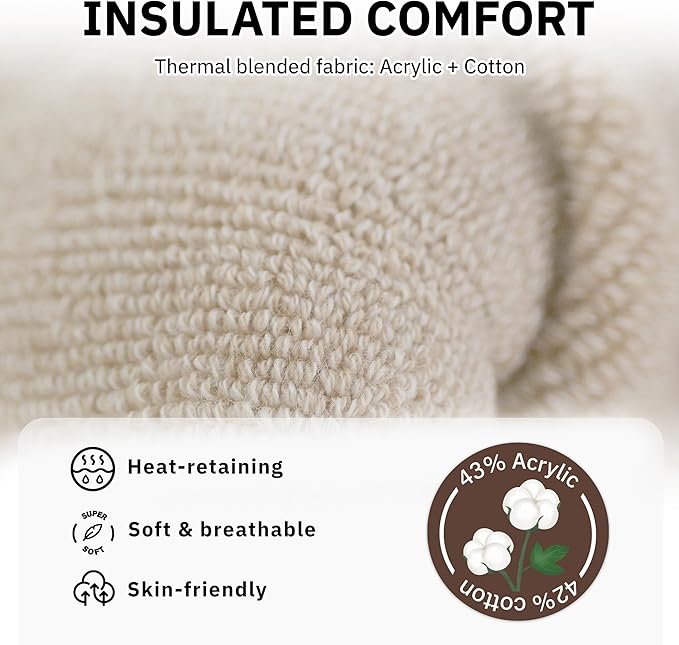 Winter Bestsellers🔥Women's Winter Boot Socks Solid, Thick, Cozy Crew Socks Perfect for Christmas Gifts🧦