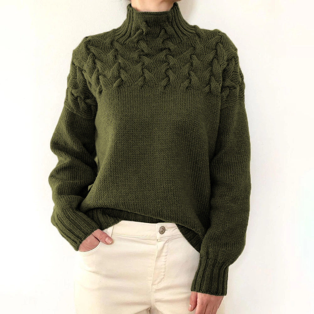 🔥Women's turtleneck knitted sweater