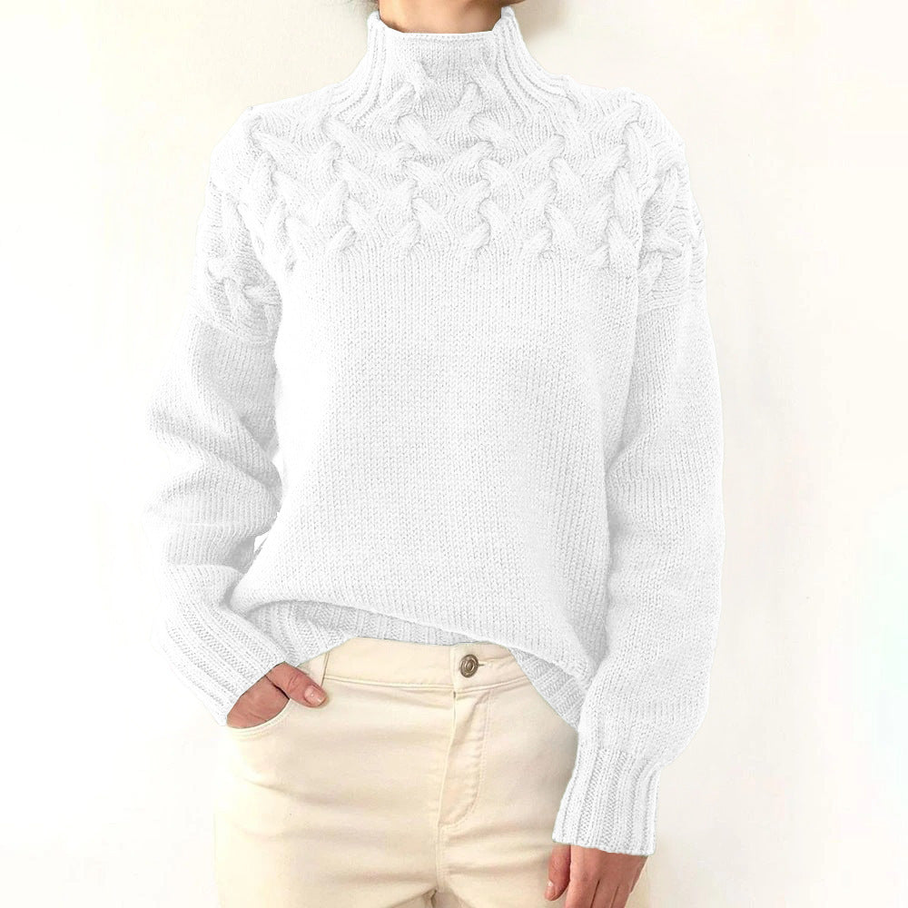 🔥Women's turtleneck knitted sweater