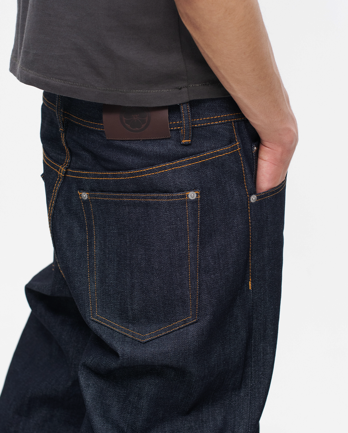 MENES Okayama Raw Selvedge Baggy Jeans - Indigo