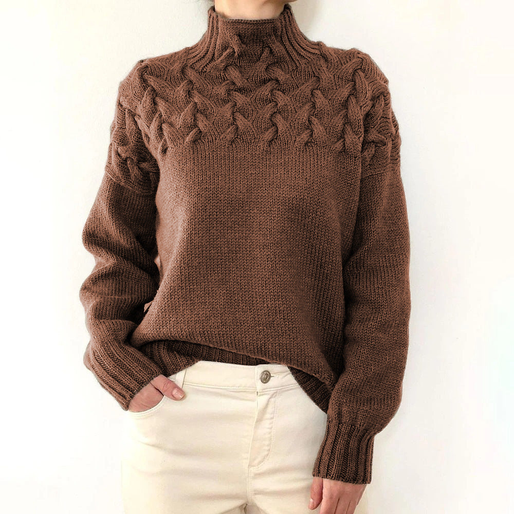🔥Women's turtleneck knitted sweater