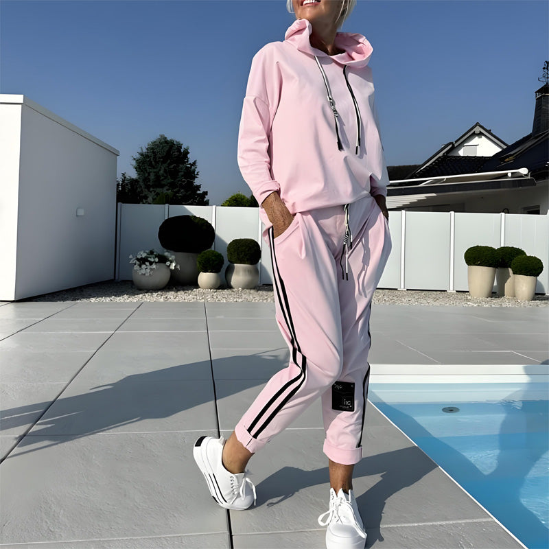 🎊2025 Neue Produkte👗🌟Damen Hoodie & Jogger-Hose 2-teiliges Casual-Set 🌟