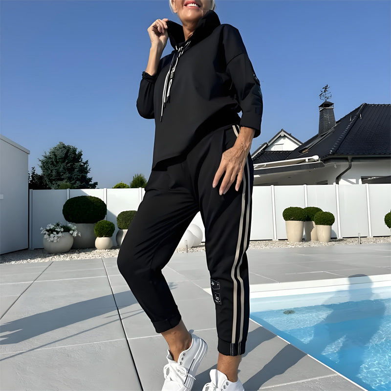 🎊2025 Neue Produkte👗🌟Damen Hoodie & Jogger-Hose 2-teiliges Casual-Set 🌟